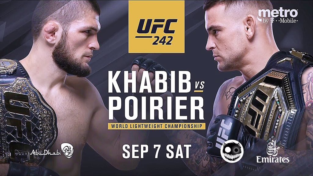 UFC 242 - Posters