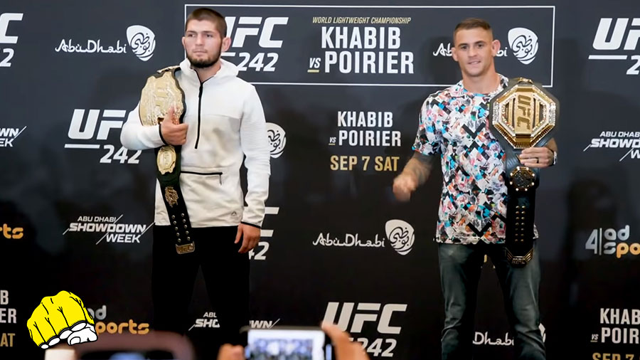 Khabib Nurmagomedov contre Dustin Poirier