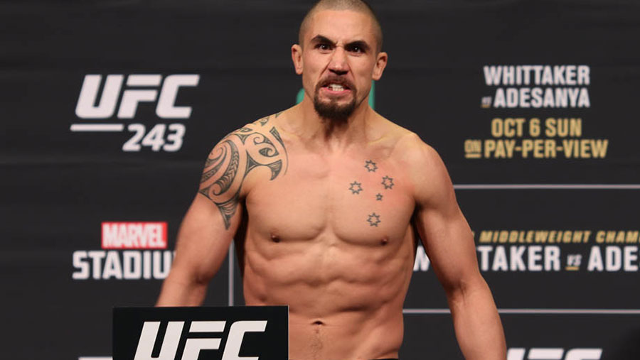 Robert Whittaker contre Israel Adesanya