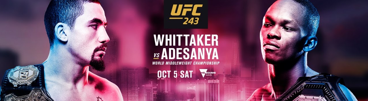 UFC 243 - Poster affiche