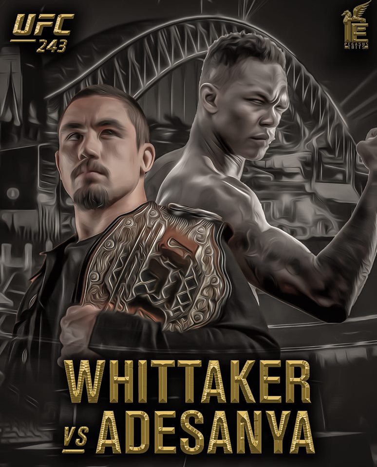 UFC 243 - Poster affiche