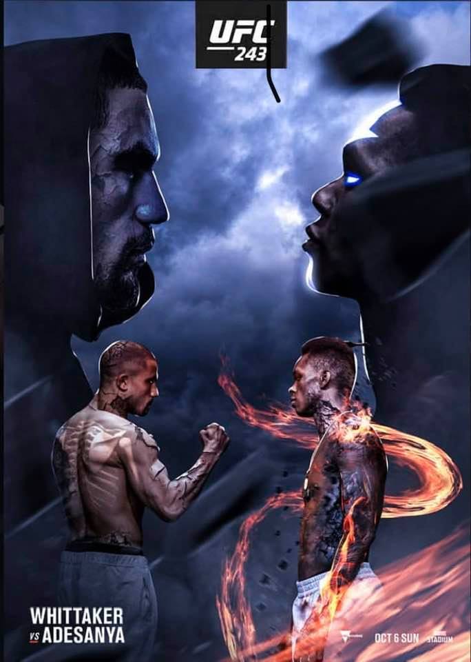 UFC 243 - Poster affiche