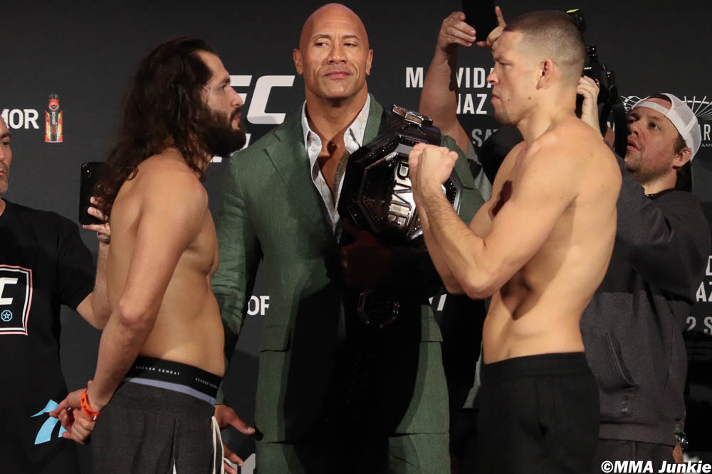 Jorge Masvidal contre Nate Diaz