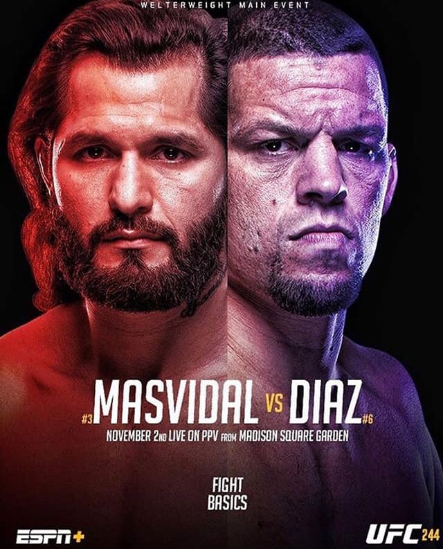 UFC 244-  Poster affiche