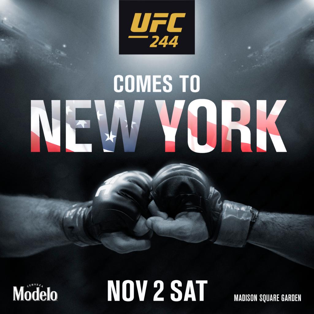 UFC 244-  Poster affiche