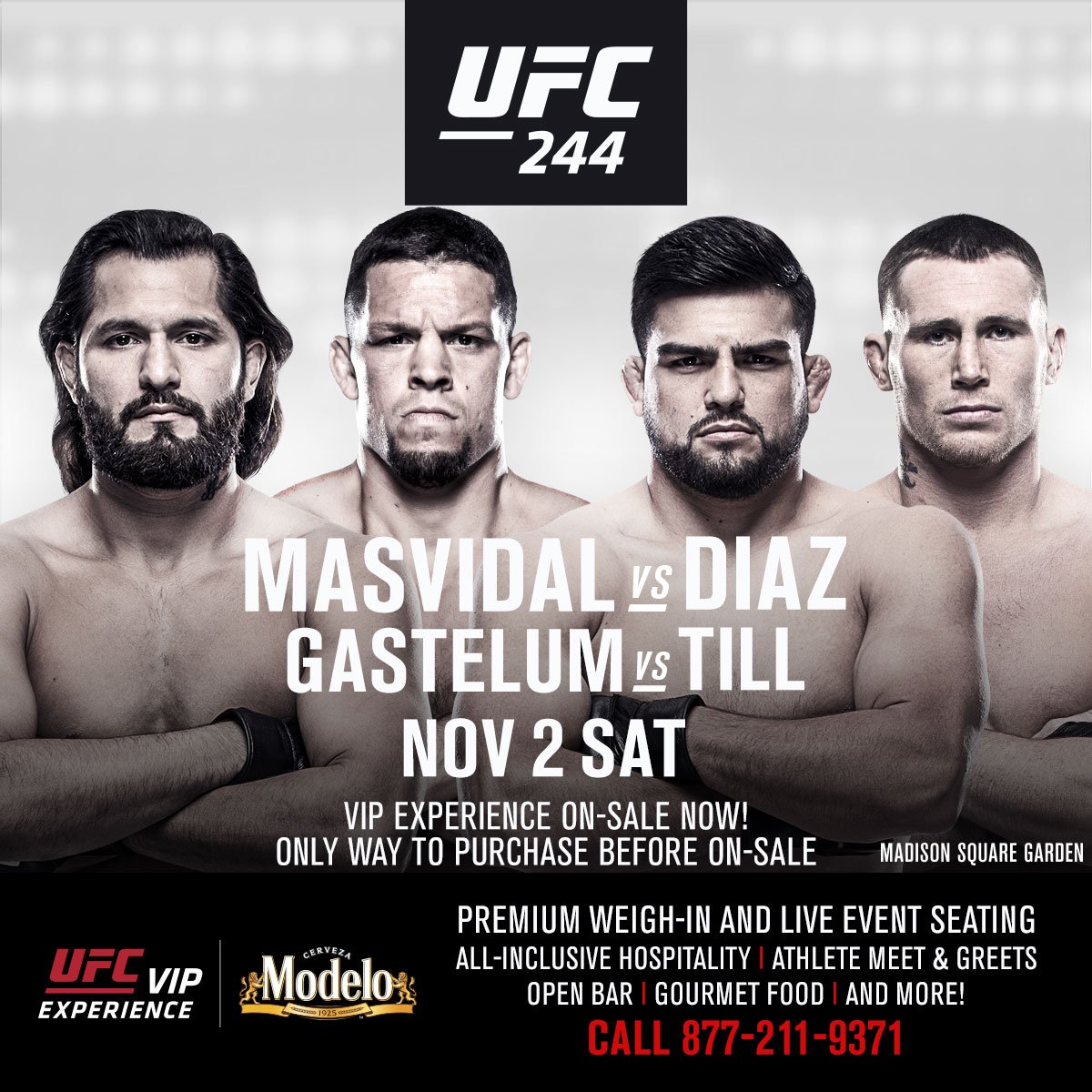 UFC 244-  Poster affiche