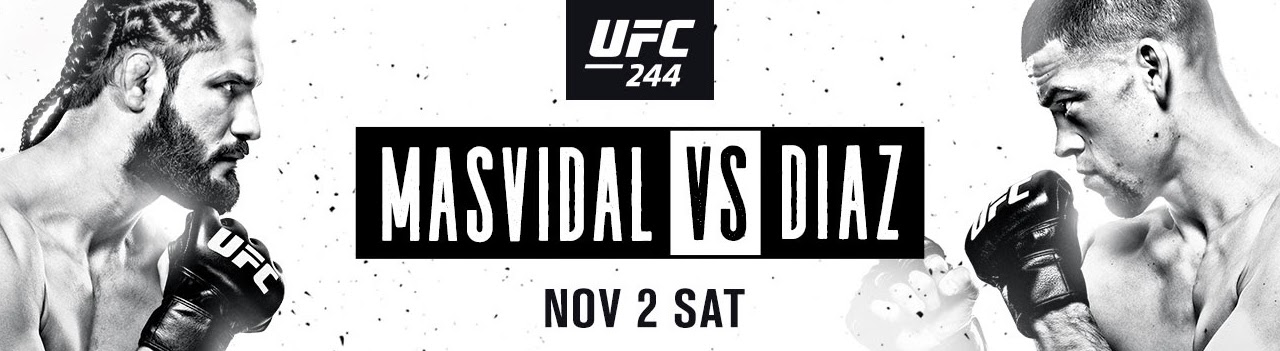 UFC 244-  Poster affiche