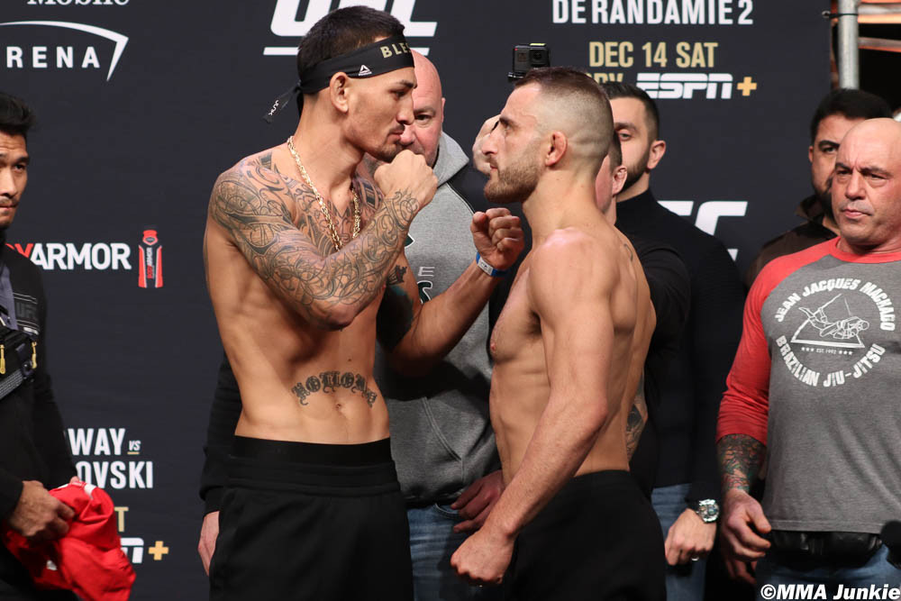 Max Holloway contre Alexander Volkanovski