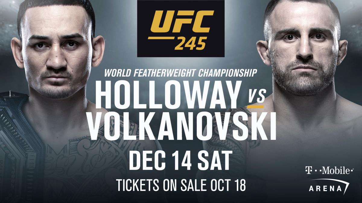 UFC 245 -  Poster affiche