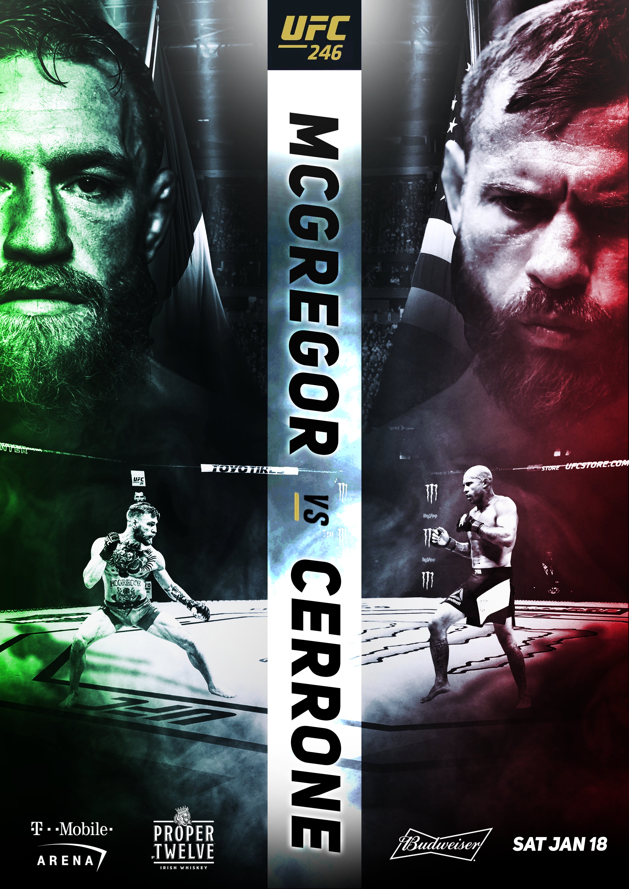 UFC 246 -  Poster affiche