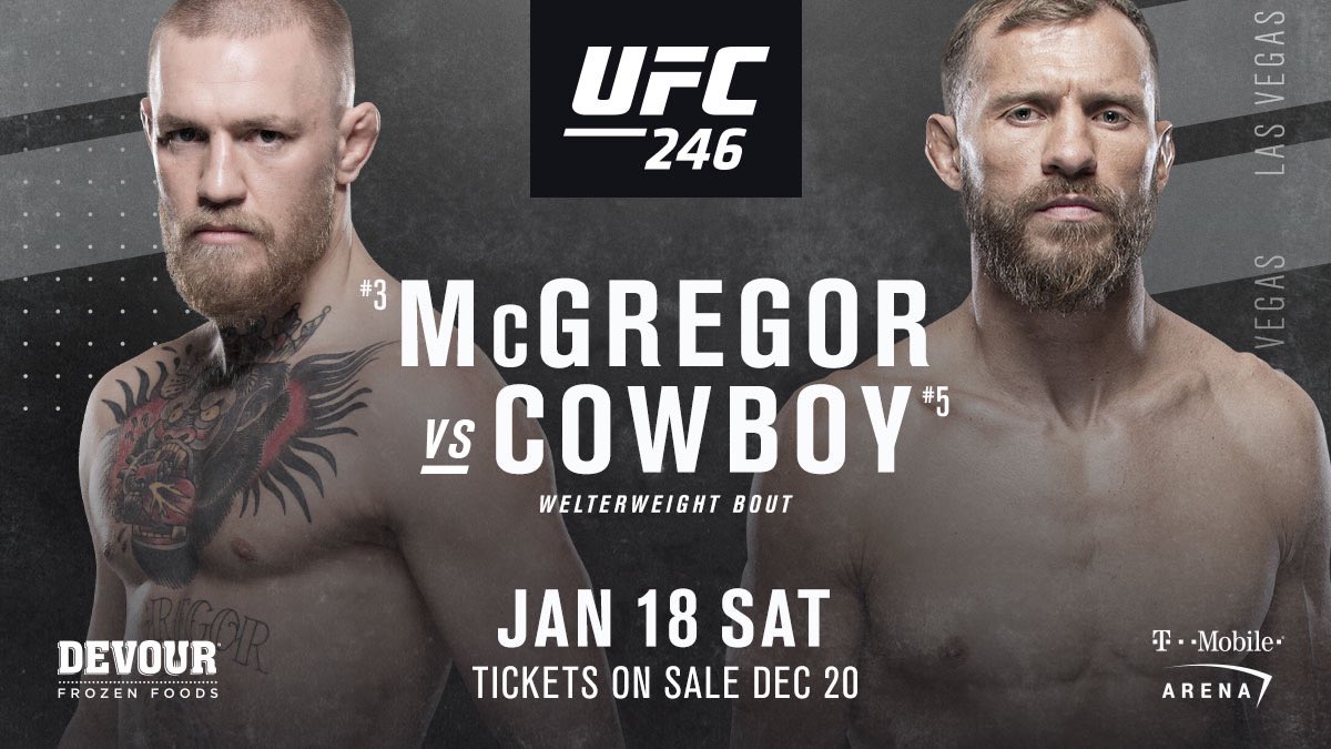 UFC 246 -  Poster affiche