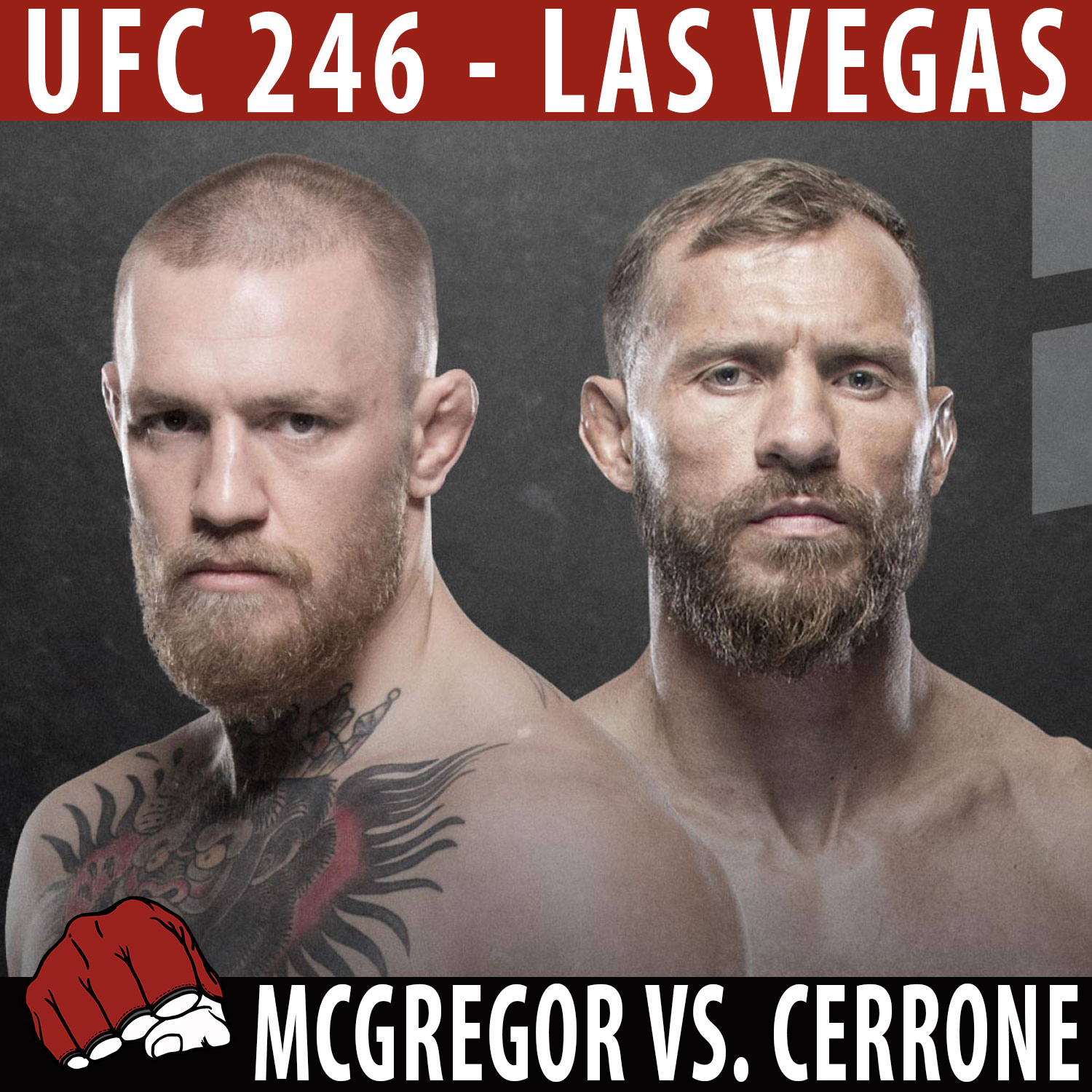 UFC 246 -  Poster affiche