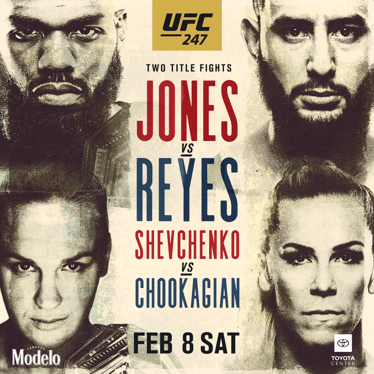 UFC 247 -  Poster affiche