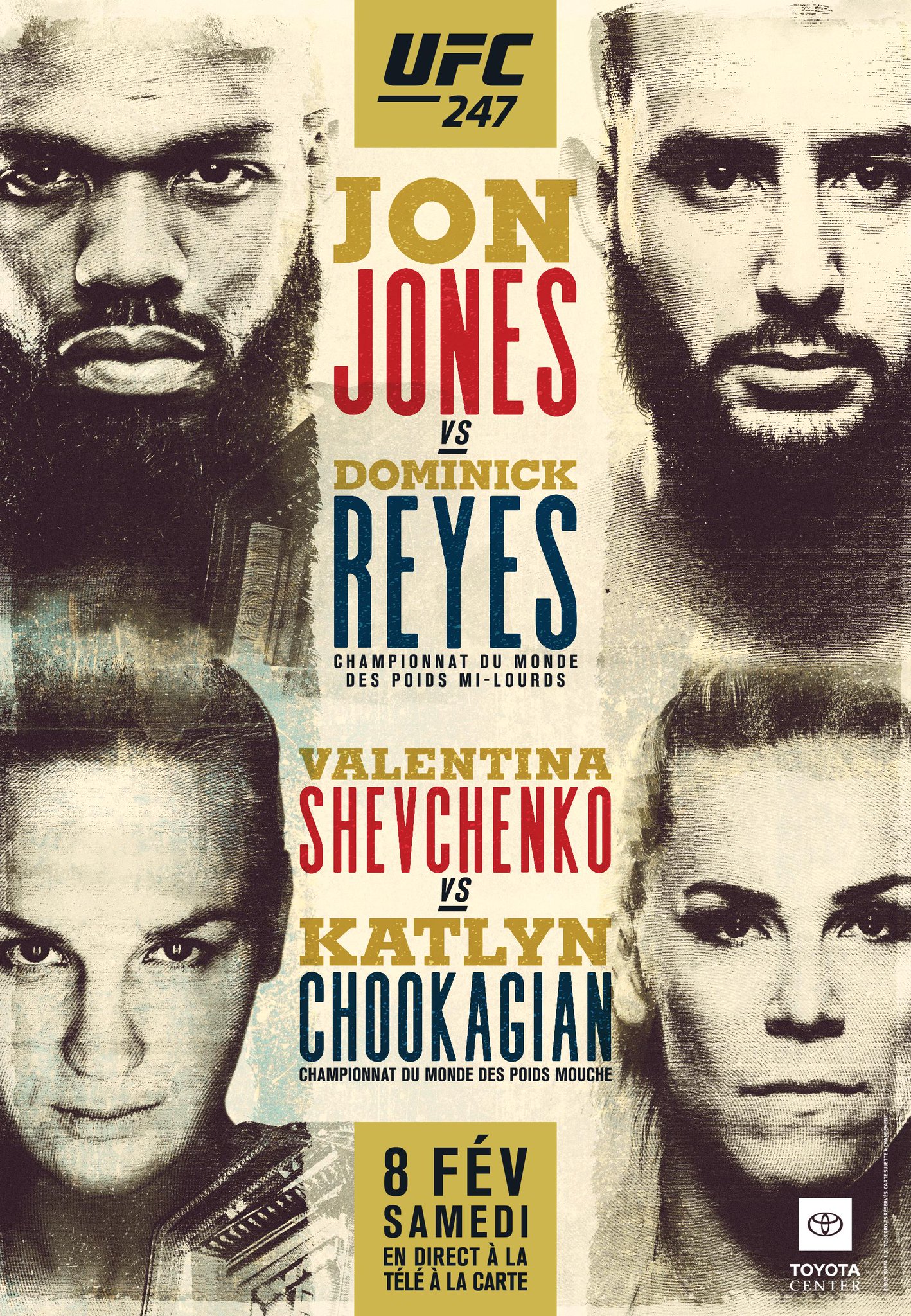 UFC 247 -  Poster affiche