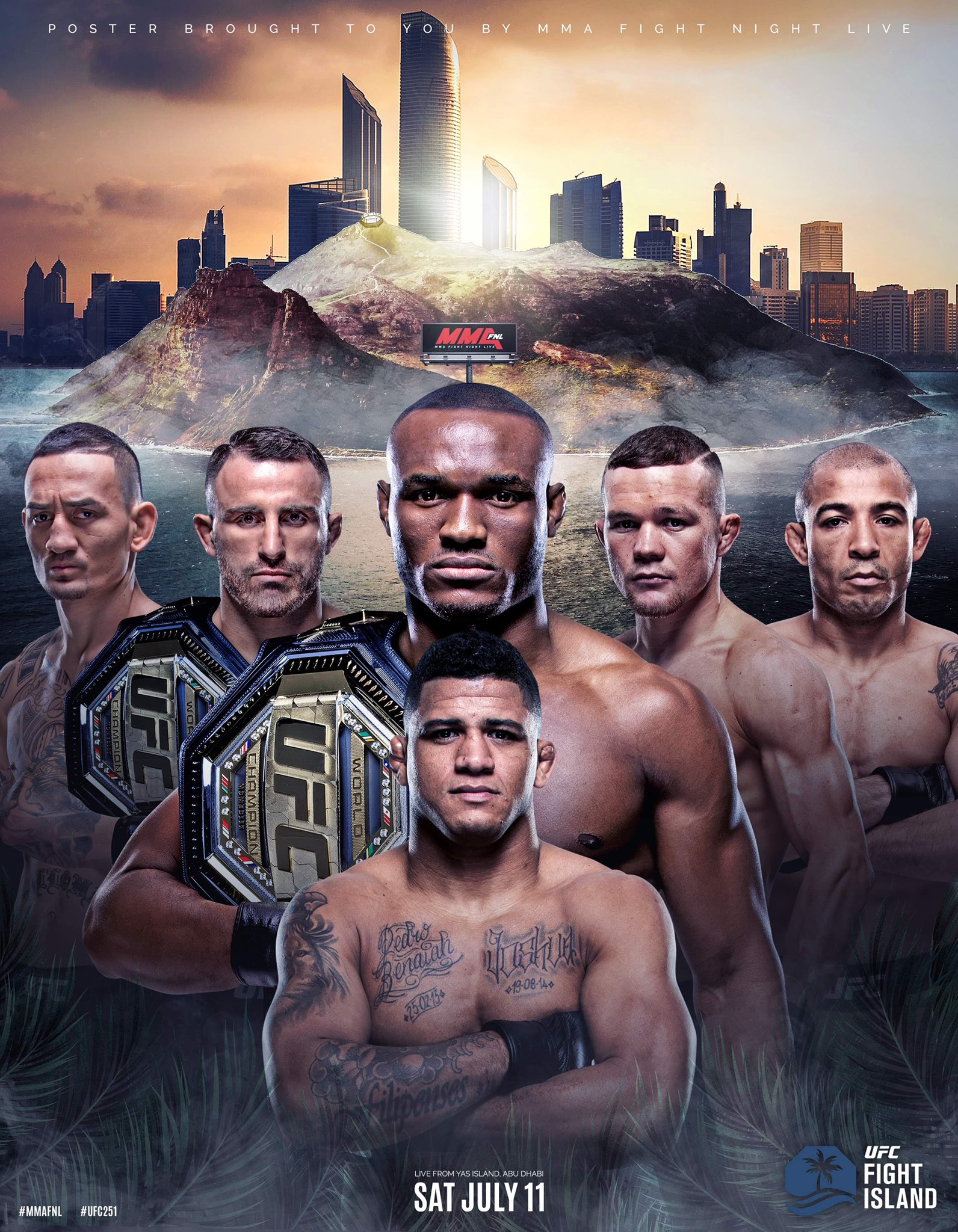 UFC 251 - Abu Dhabi - Poster et affiche