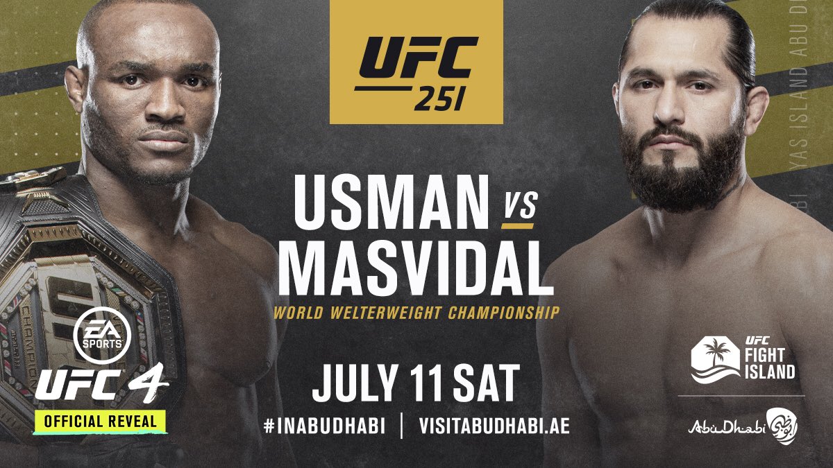 UFC 251 - Abu Dhabi - Poster et affiche