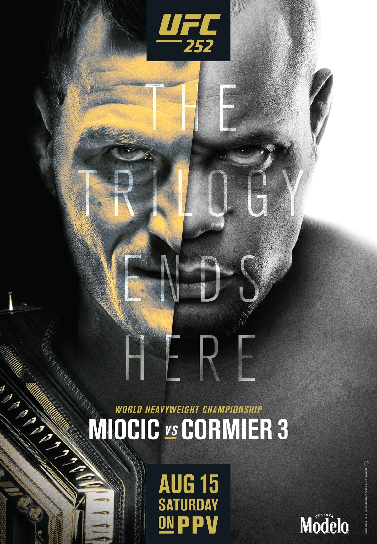 UFC 252 - Las vegas - Poster et affiche