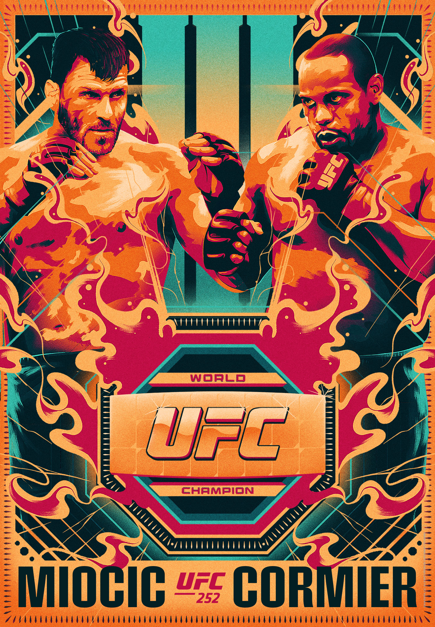 UFC 252 - Las vegas - Poster et affiche