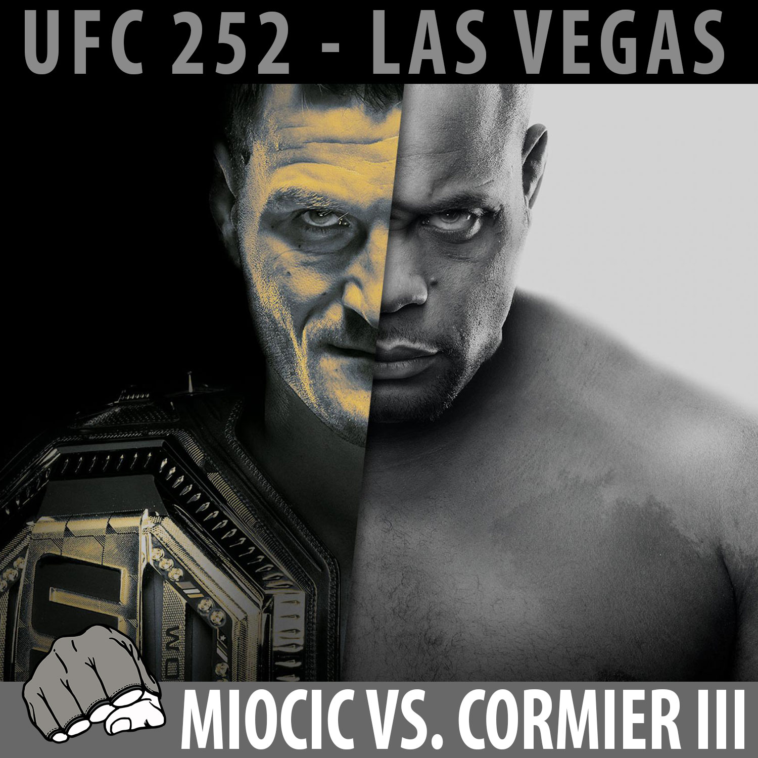 UFC 252 - Las vegas - Poster et affiche