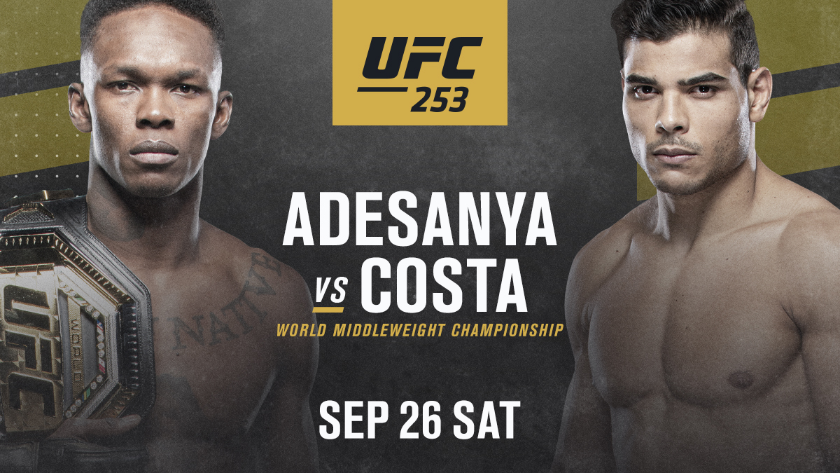 UFC 253 - Abu Dhabi  - Poster et affiche