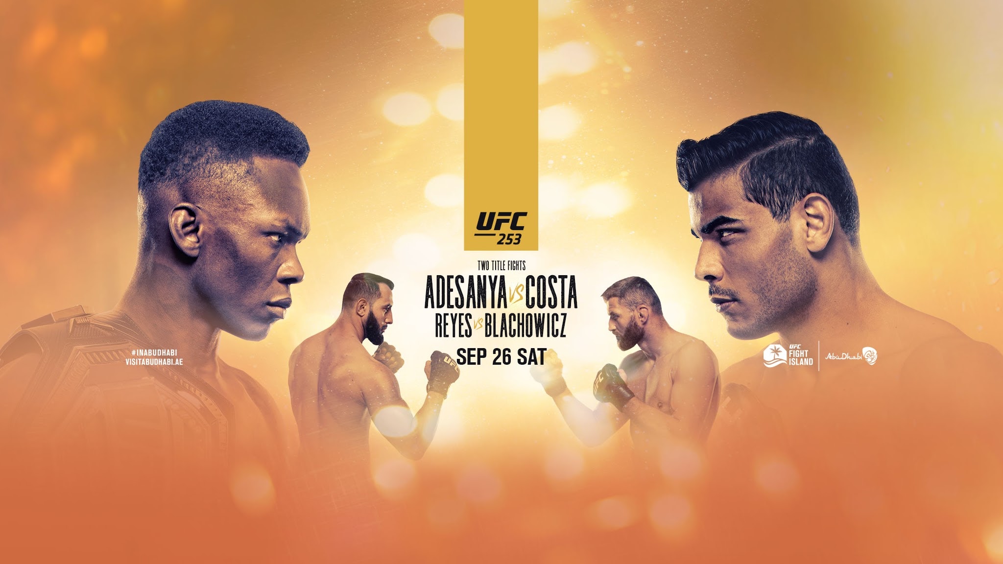 UFC 253 - Abu Dhabi  - Poster et affiche