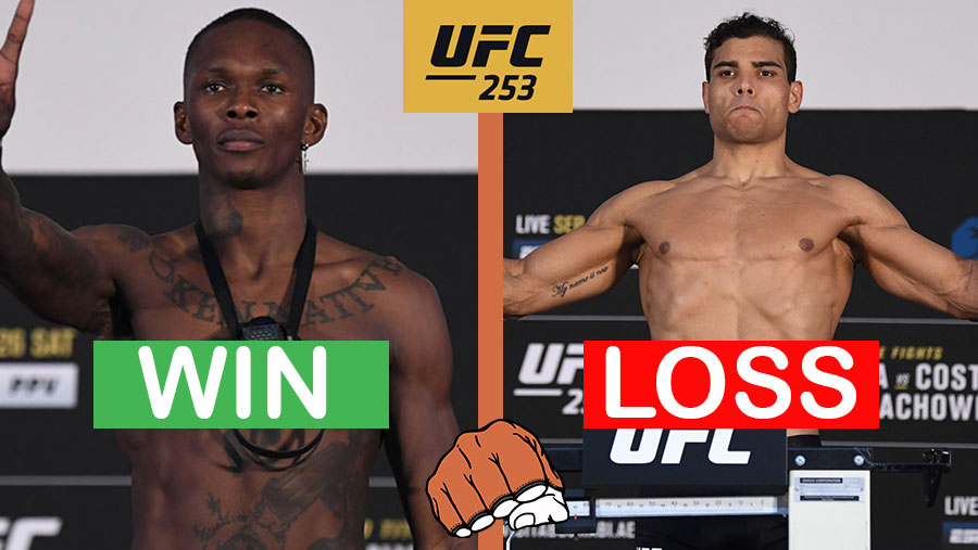 Israel Adesanya contre Paulo Henrique Costa