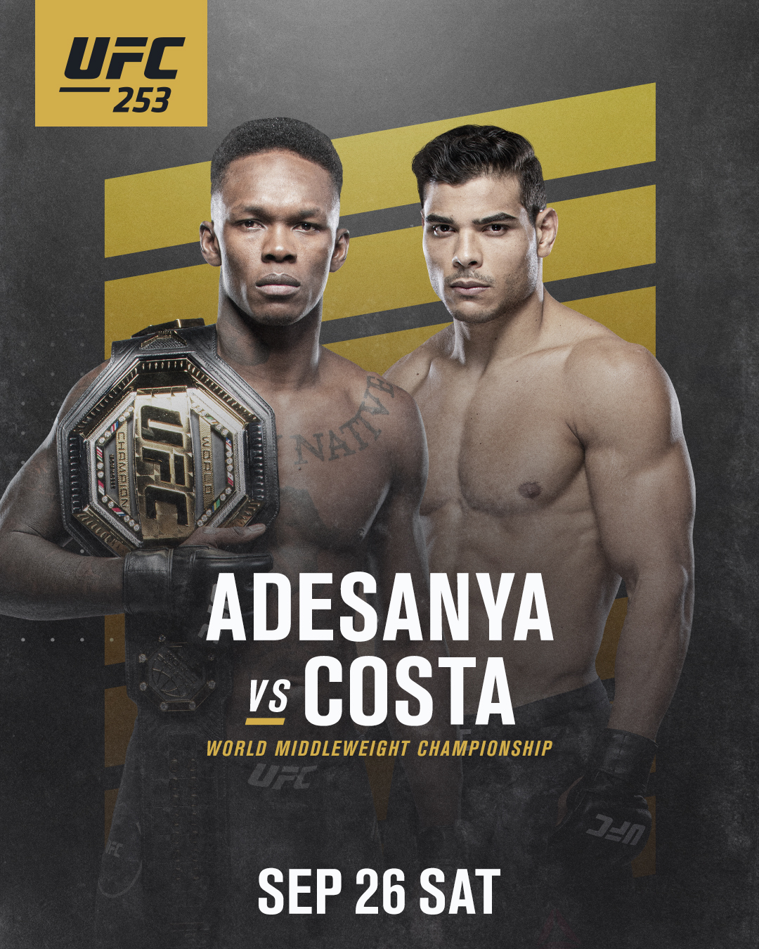 UFC 253 - Abu Dhabi  - Poster et affiche