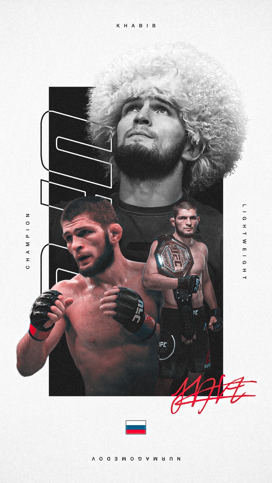 UFC 254 - Abu Dhabi  - Poster et affiche