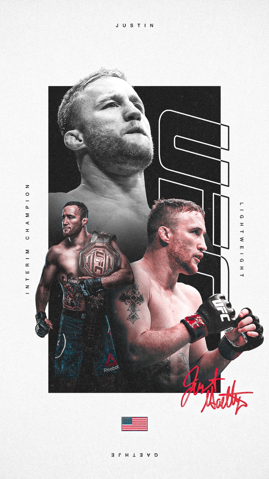 UFC 254 - Abu Dhabi  - Poster et affiche