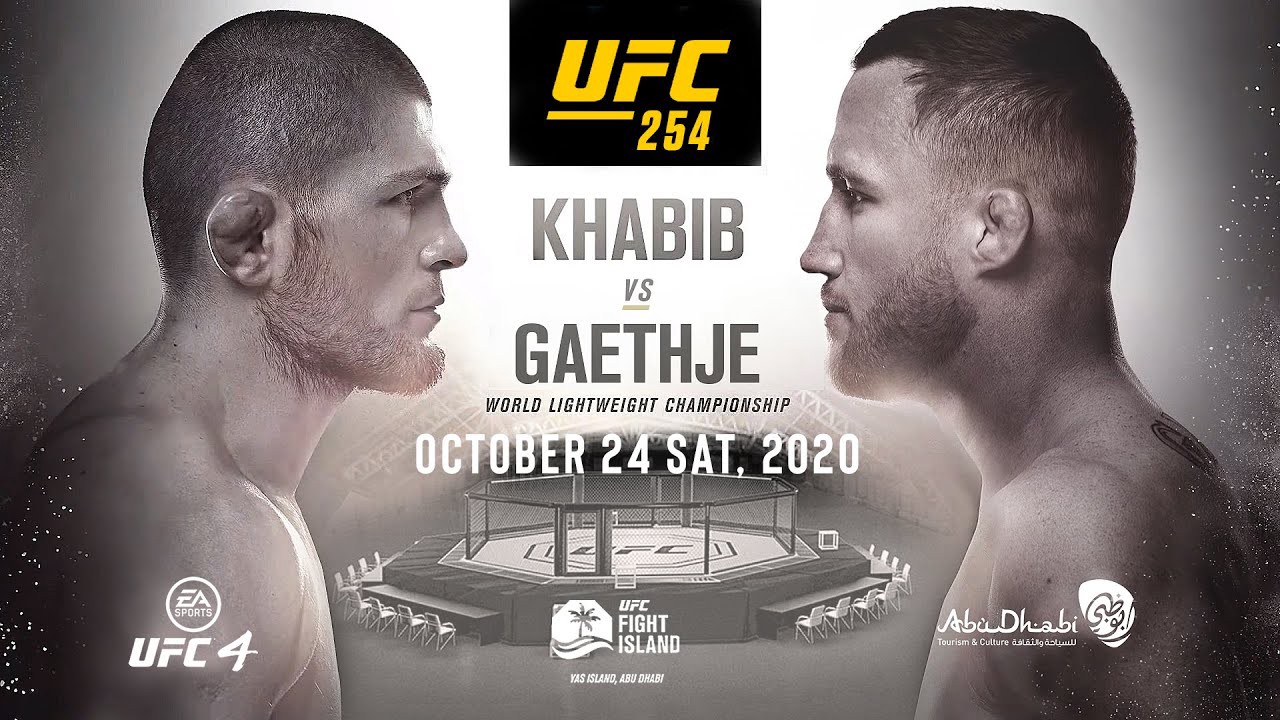 UFC 254 - Abu Dhabi  - Poster et affiche