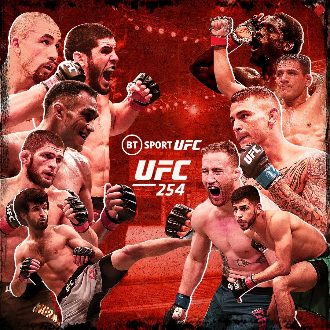 UFC 254 - Abu Dhabi  - Poster et affiche