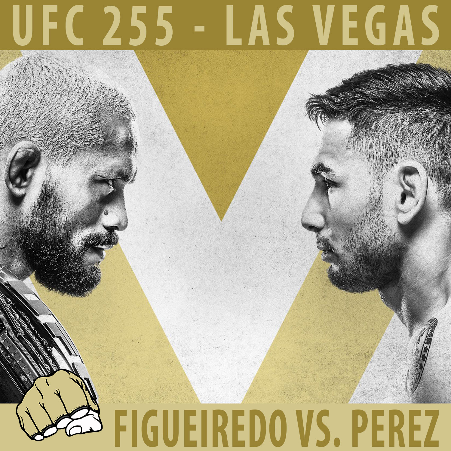 UFC 255 - Las Vegas  - Poster et affiche