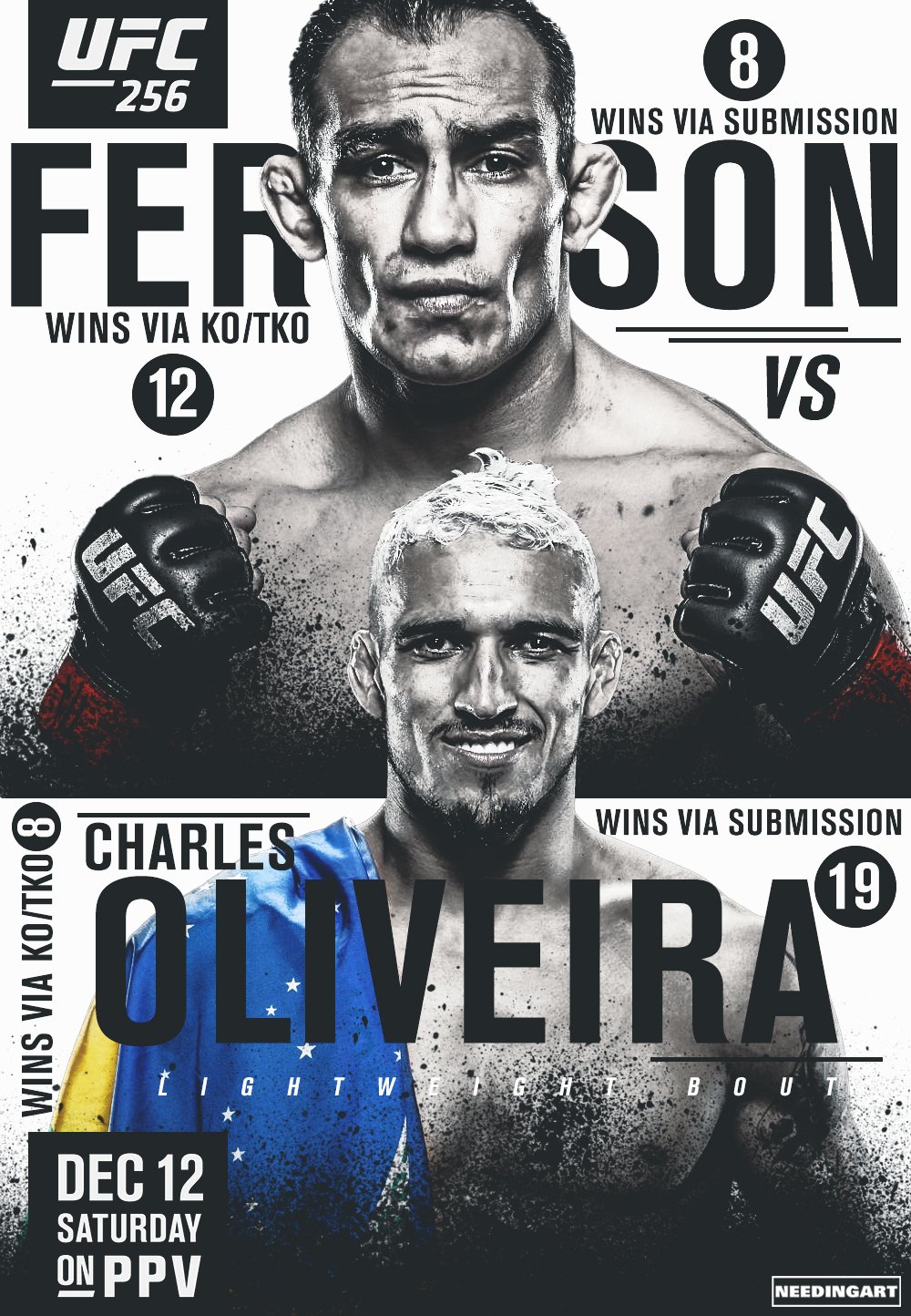 UFC 256 - Las Vegas  - Poster et affiche