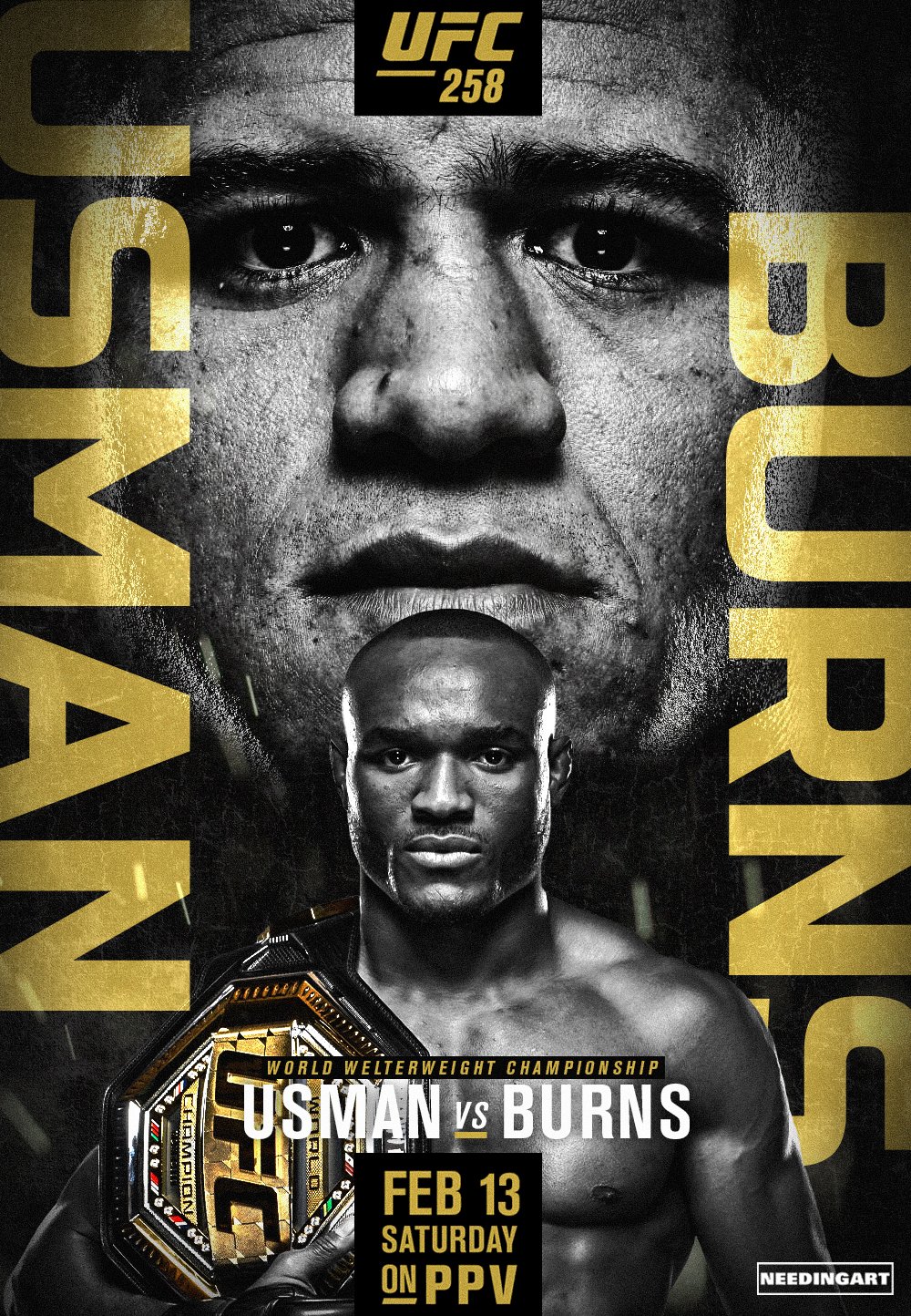 UFC 258 - Las Vegas  - Poster et affiche