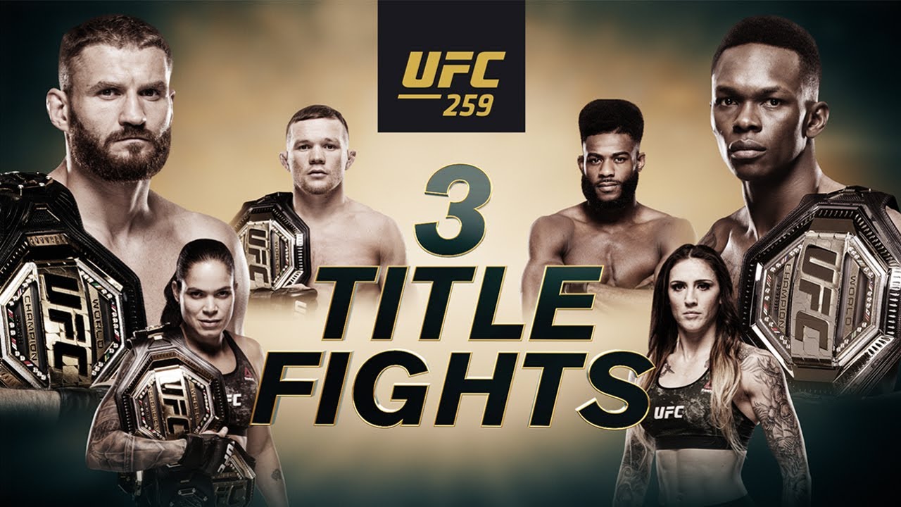 UFC 259 - Las Vegas  - Poster et affiche