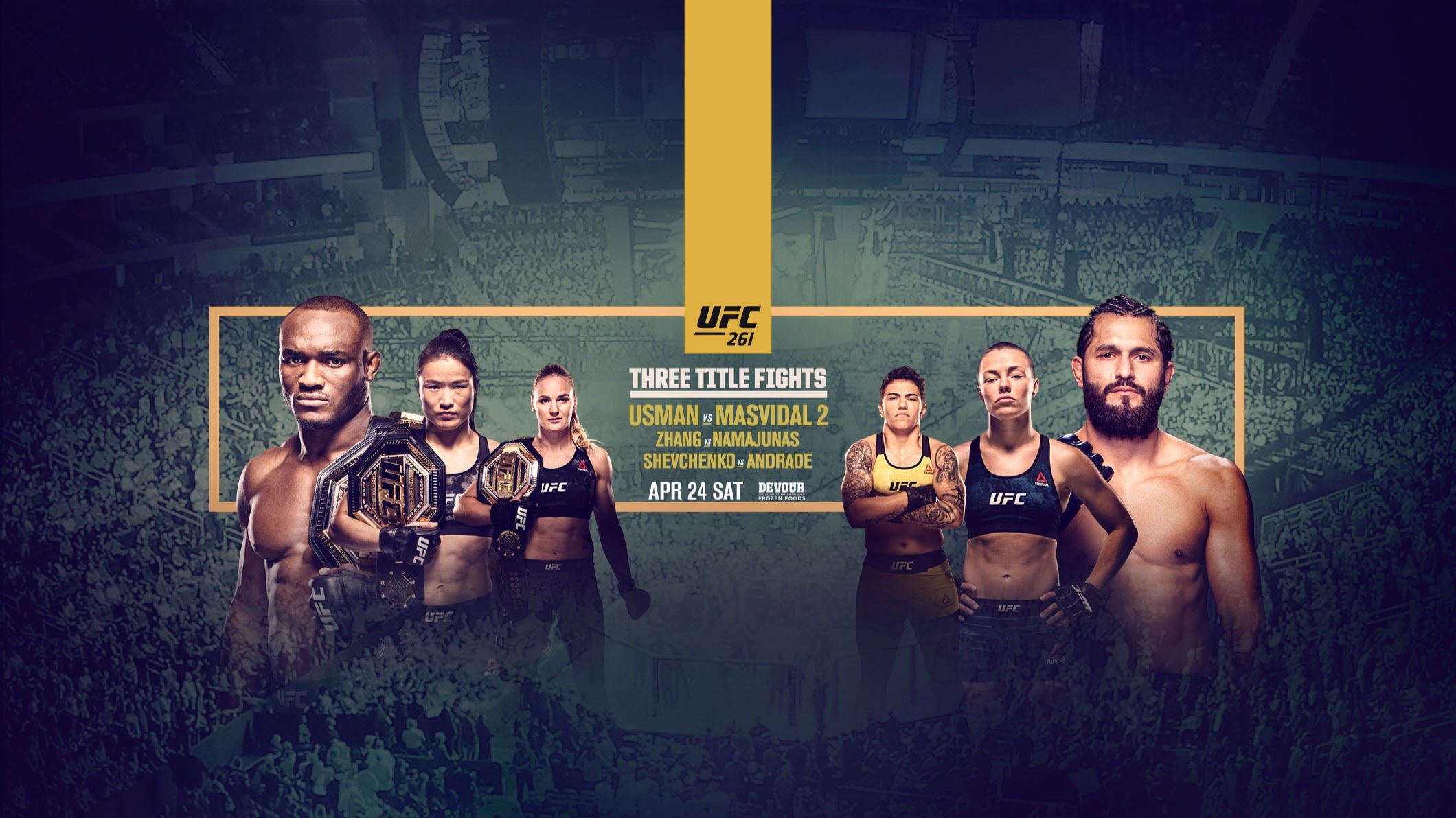 UFC 261 - Jacksonville - Poster et affiche