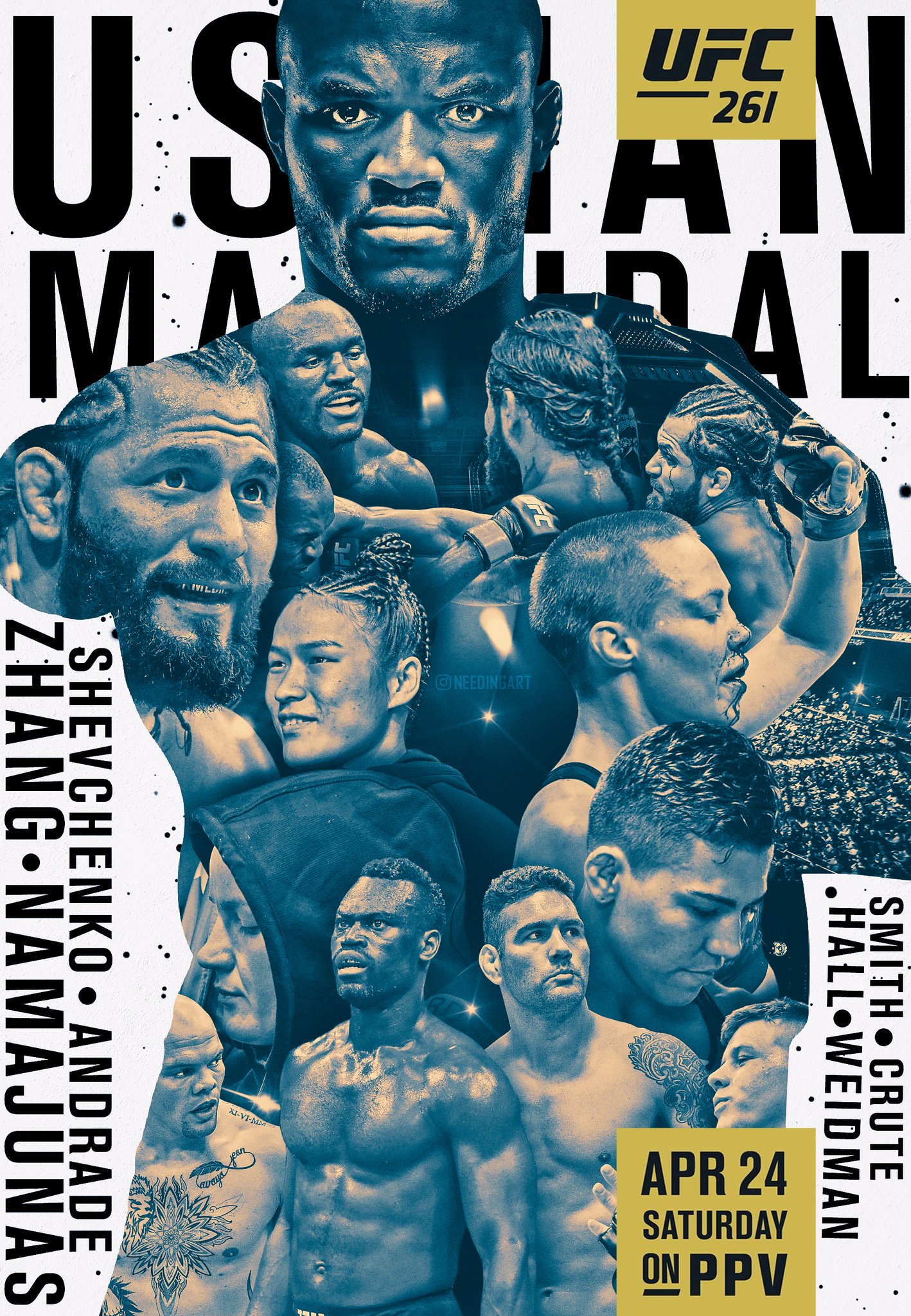 UFC 261 - Jacksonville - Poster et affiche