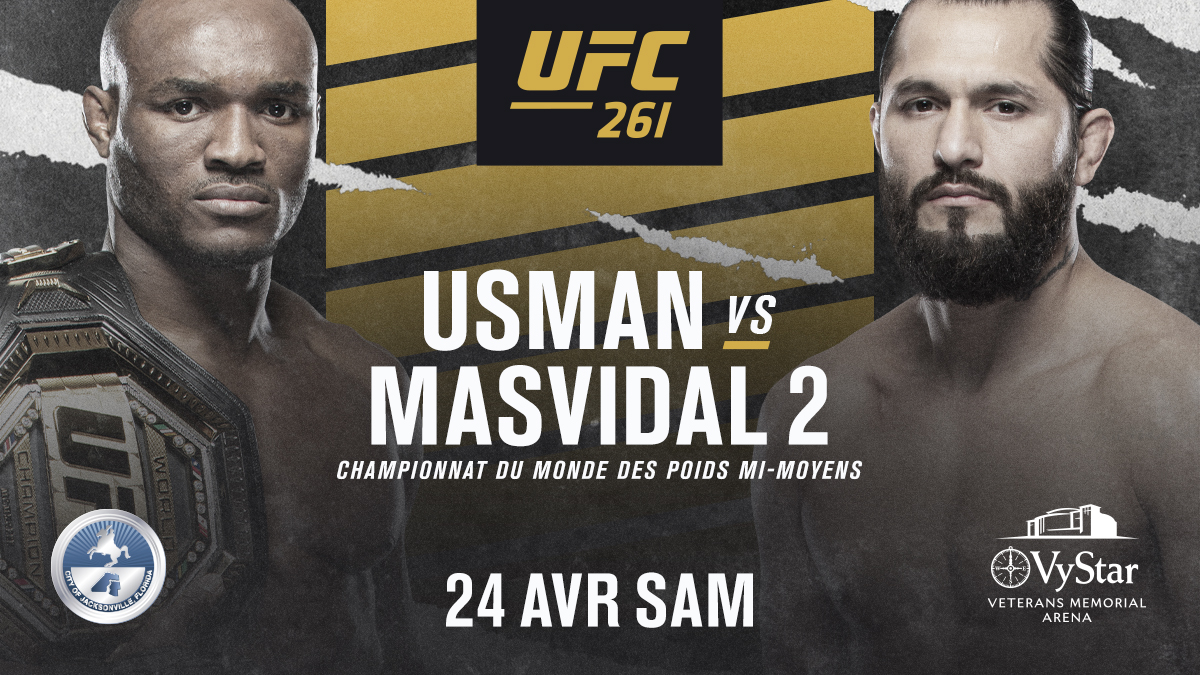 UFC 261 - Jacksonville - Poster et affiche