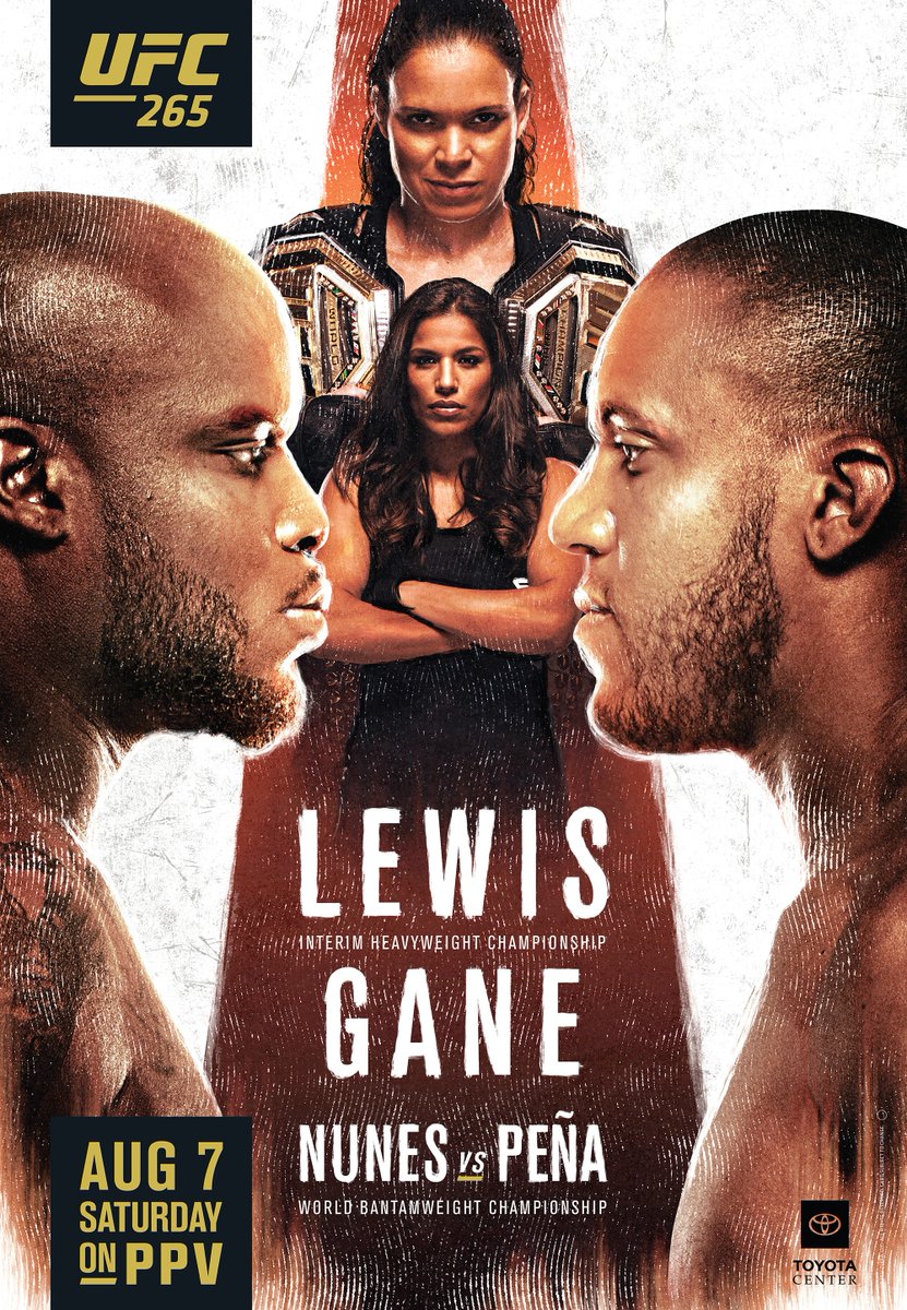 UFC 265 - Houston - Poster et affiche