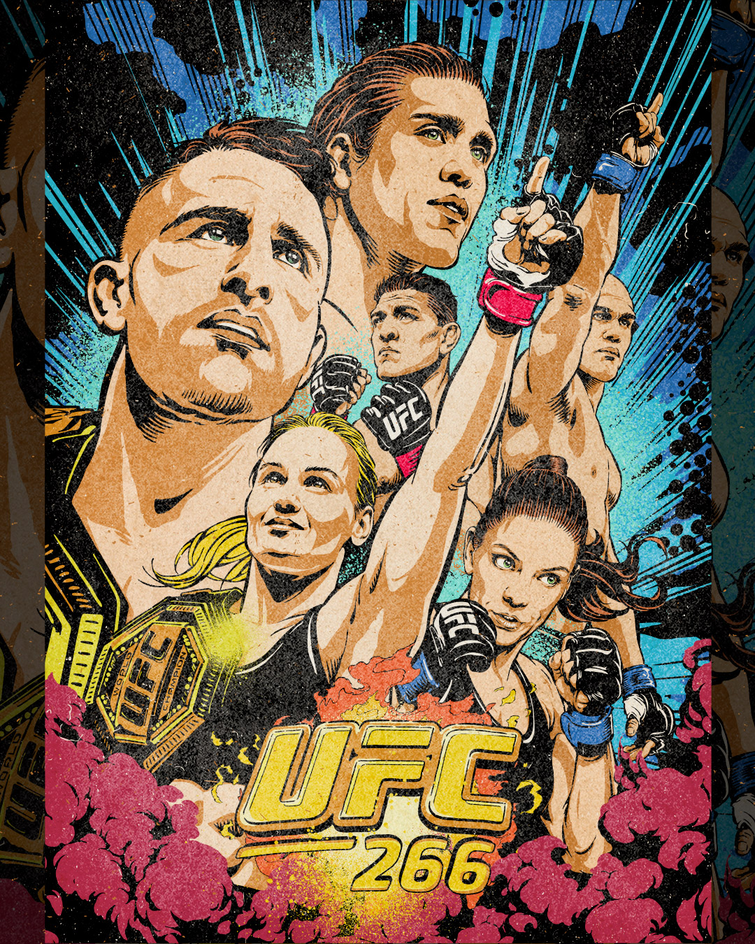 UFC 266 - Las Vegas - Poster et affiche