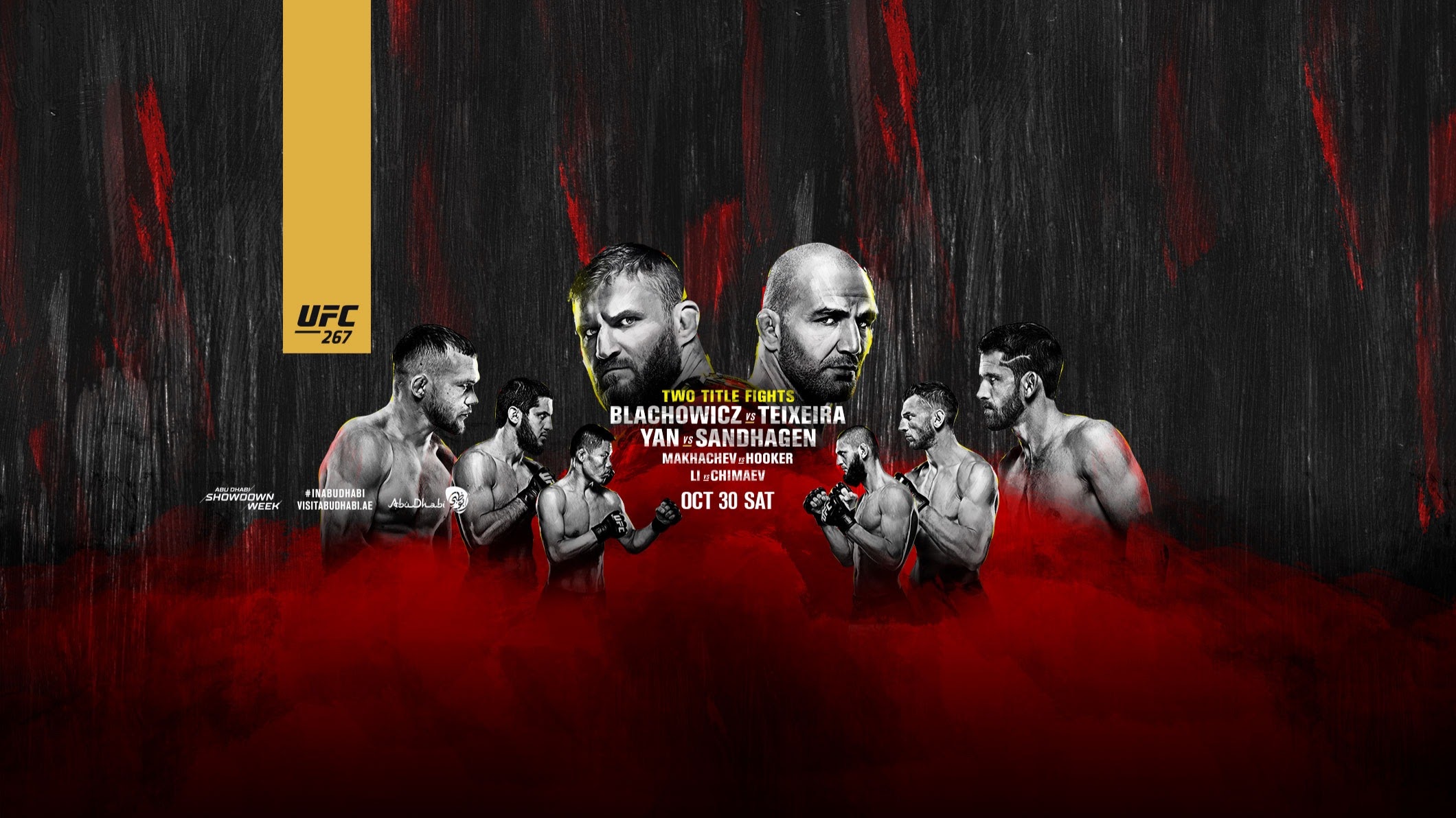 UFC 267 - Abu Dhabi - Poster et affiche