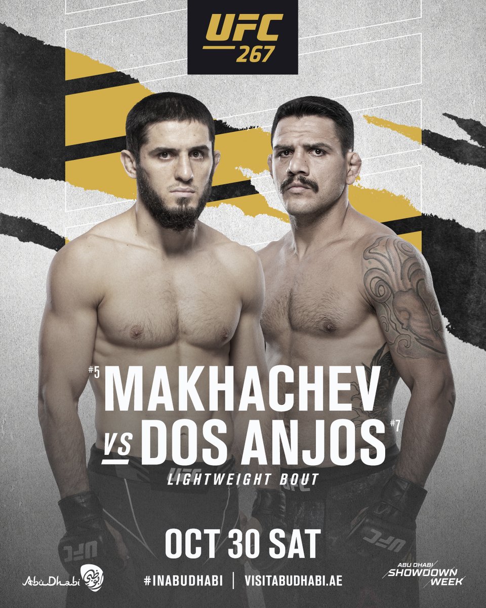 UFC 267 - Abu Dhabi - Poster et affiche