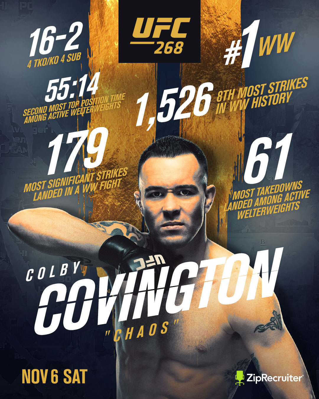 UFC 268 - New York - Poster et affiche