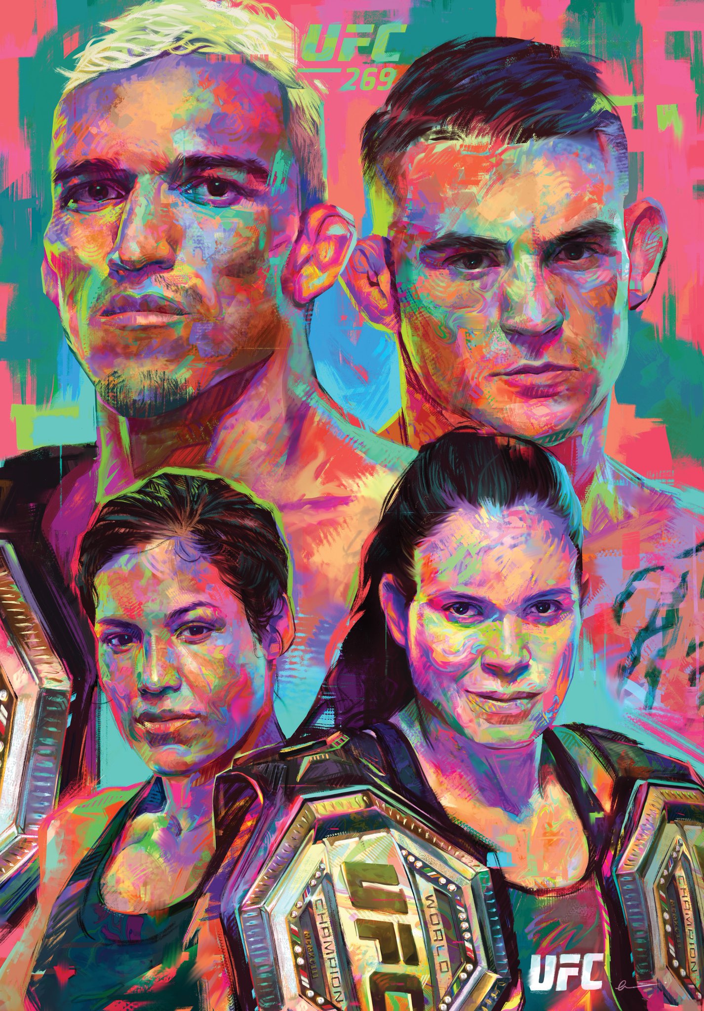 UFC 269 - Las Vegas - Poster et affiche