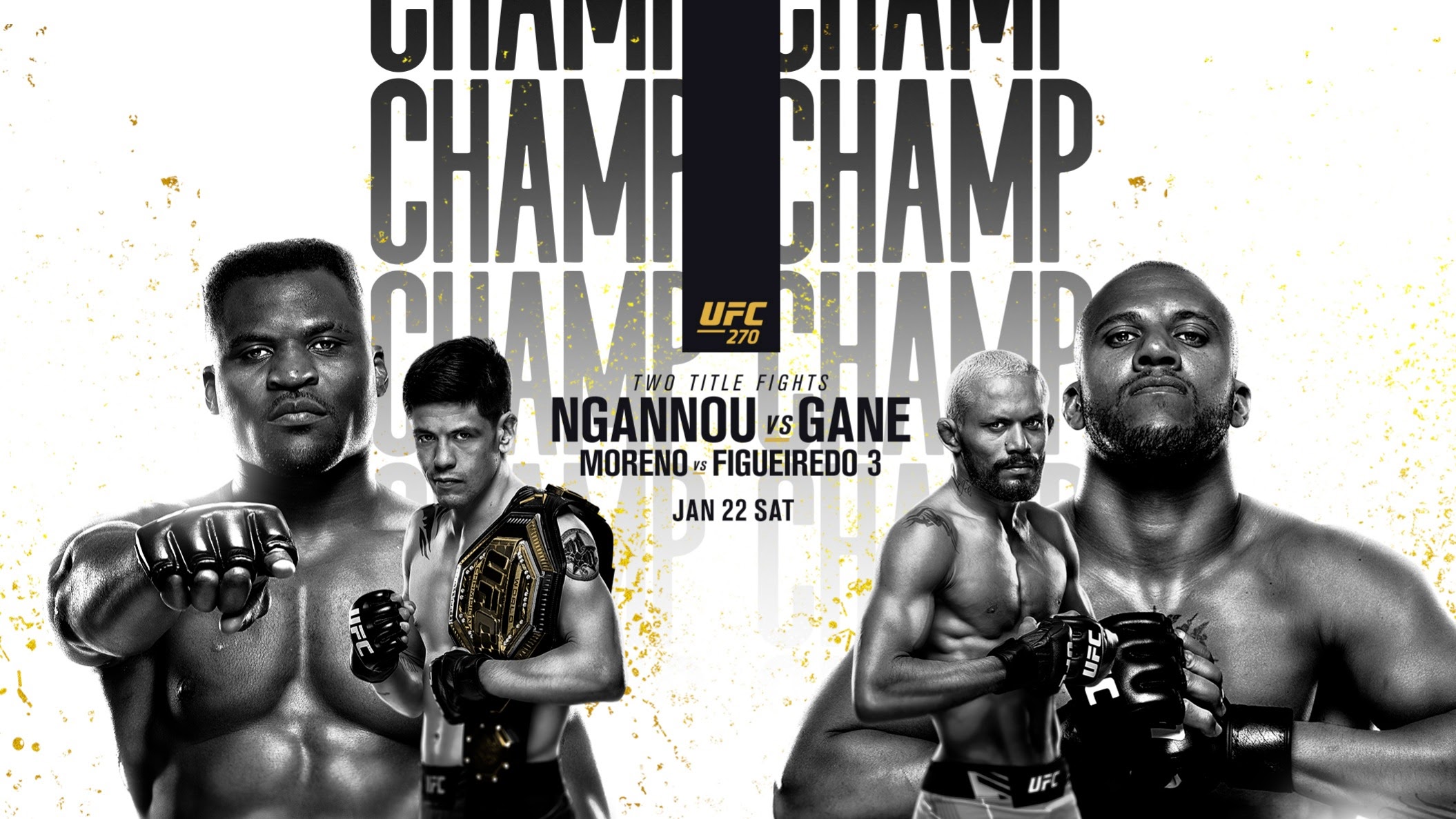 UFC 270 - Anaheim - Poster et affiche