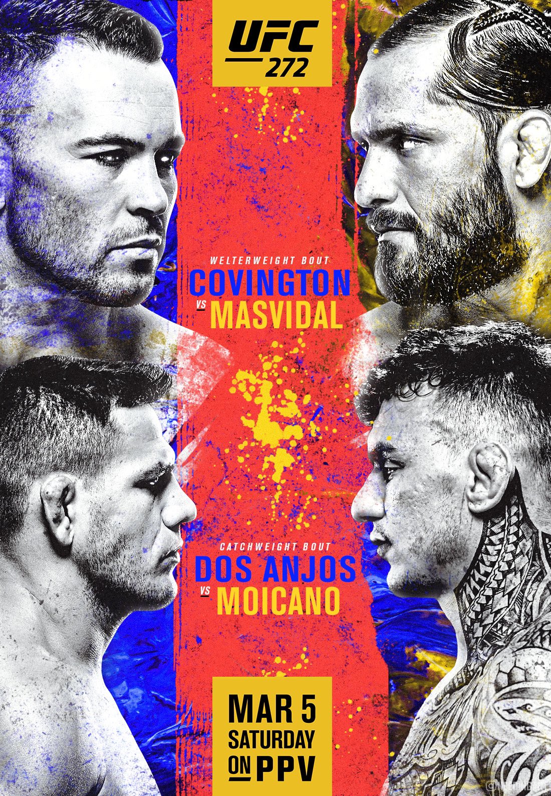 UFC 272 - Las Vegas - Poster et affiche