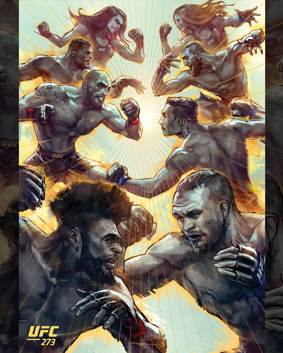 UFC 273 - Jacksonville - Poster et affiche