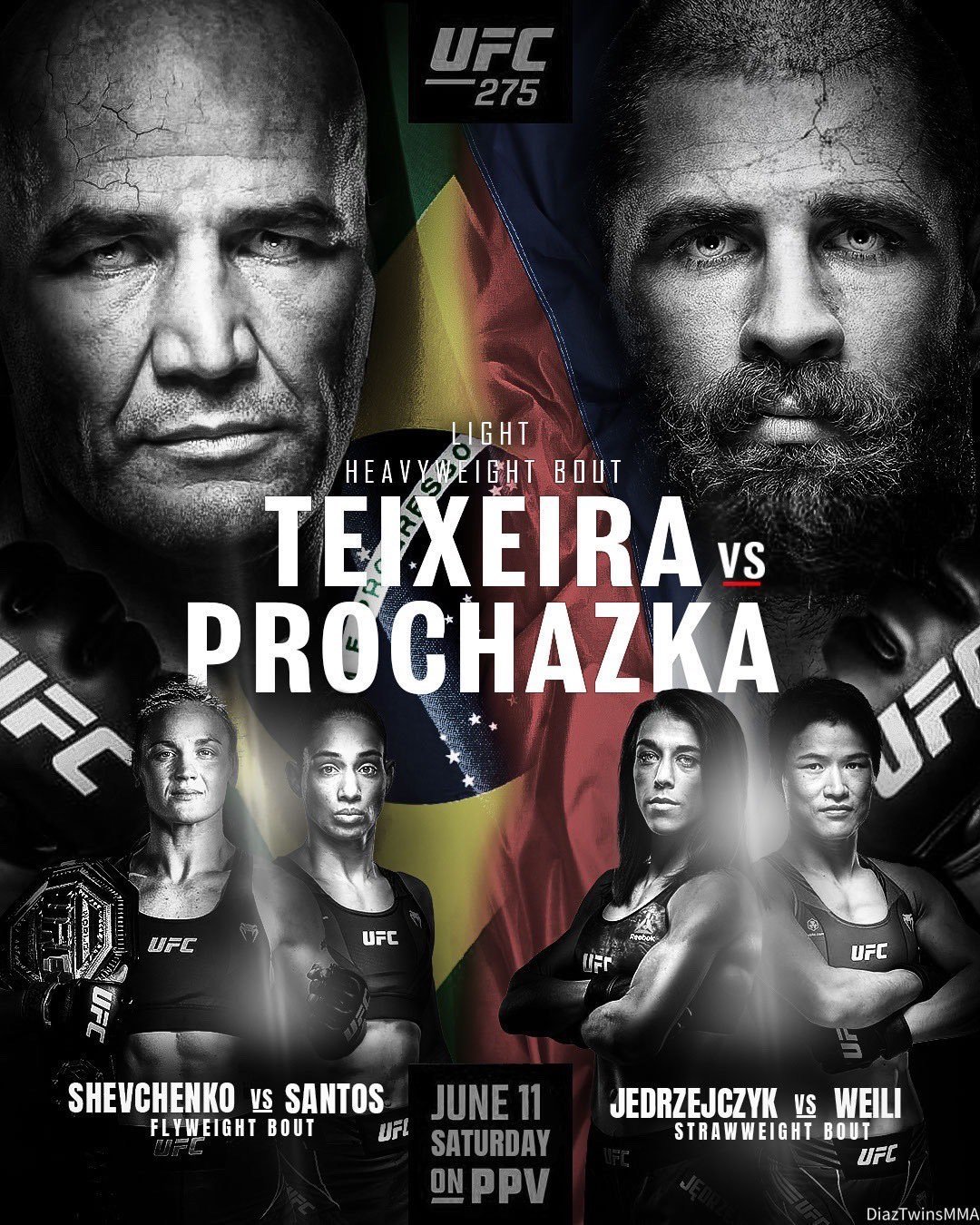 UFC 275 - Singapore - Poster et affiche