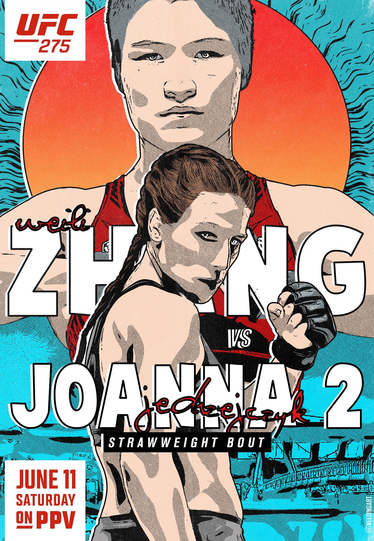 UFC 275 - Singapore - Poster et affiche