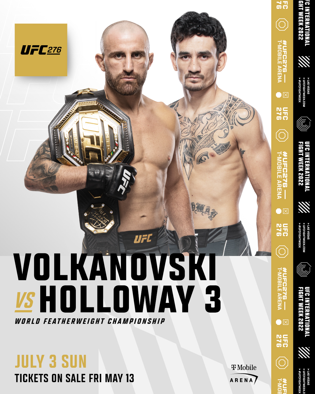 UFC 276 - Las Vegas - Poster et affiche